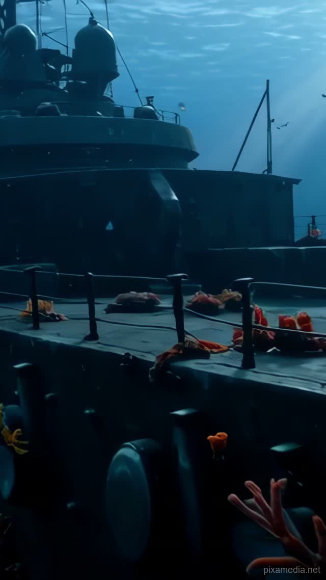 Coral Crown of the Drowned Battleship - Ocean Deep AI stock